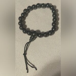 Black Hematite Beaded Bracelet